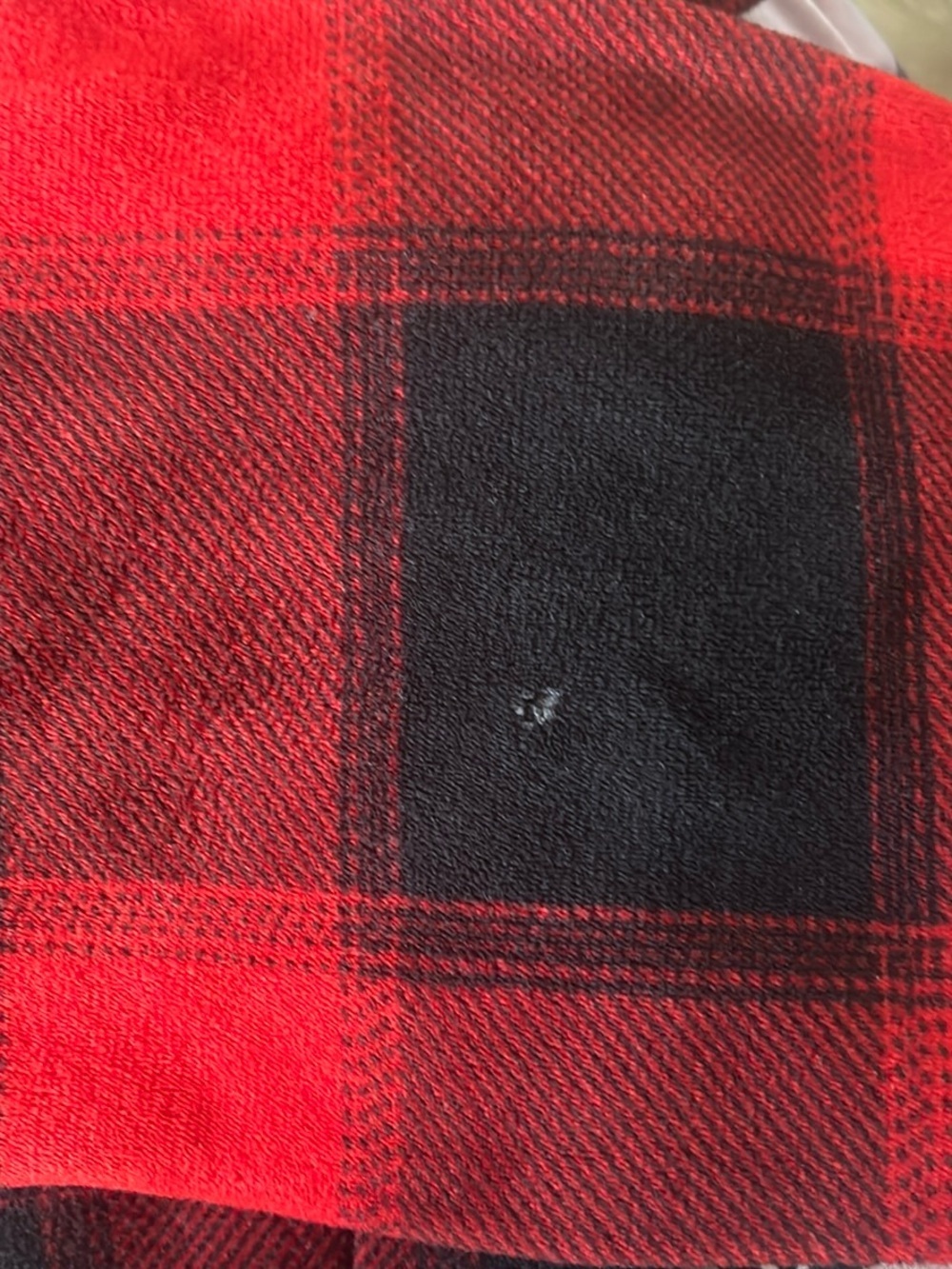 Bundle .. Cat & Jack Red and Black Plaid Pajama Top - Picture 10 of 10